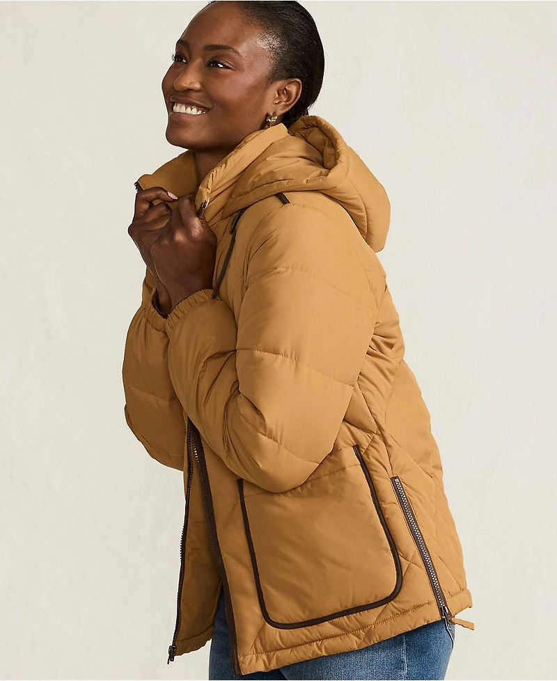 Lands' End Women's FeatherFree Insulated Diamond Quilted Jacket