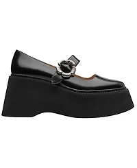 Coach Women's Tea Rose Platform Mary Janes