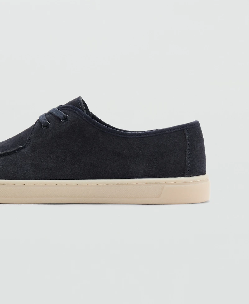 Mango Men's Suede Nautical Shoes