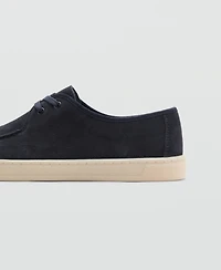 Mango Men's Suede Nautical Shoes