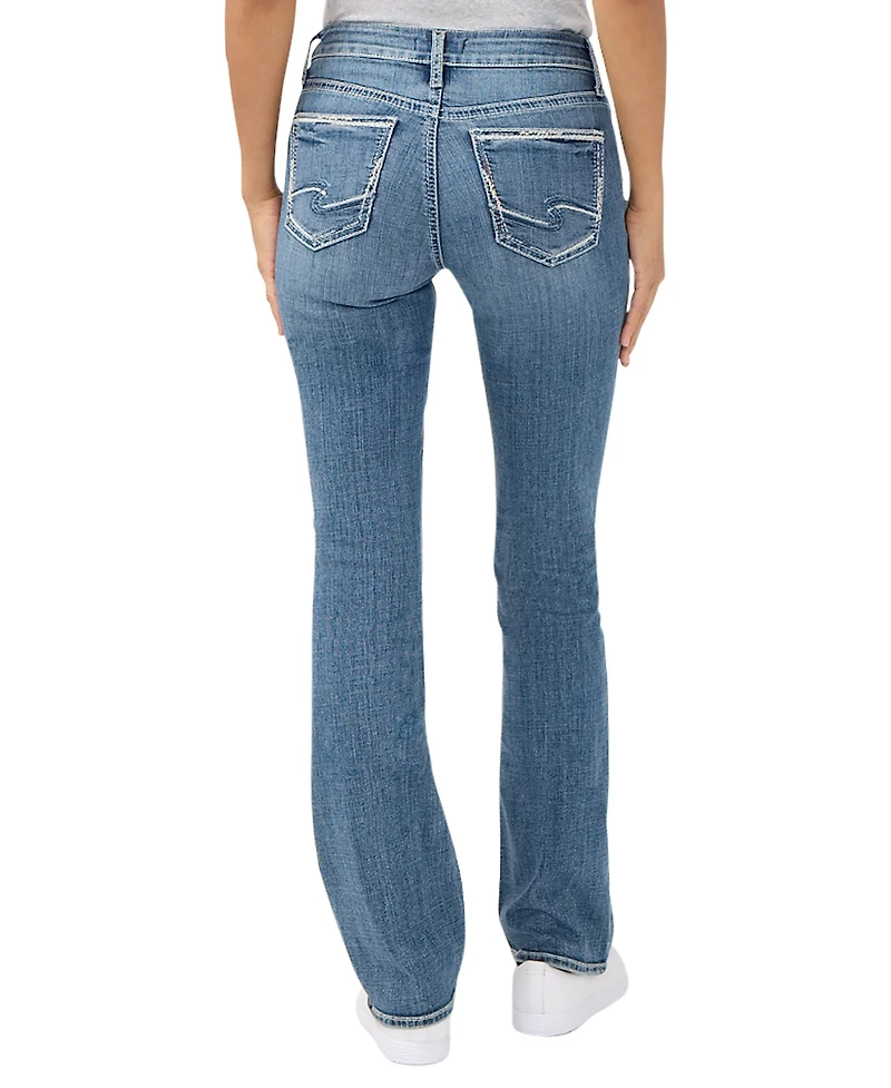 Silver Jeans Co. Women's Suki Mid Rise Slim Bootcut
