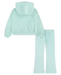 Nike Toddlers & Little Girls 4T-6T 2-Piece Hoodie and Velour Flared Leggings Set