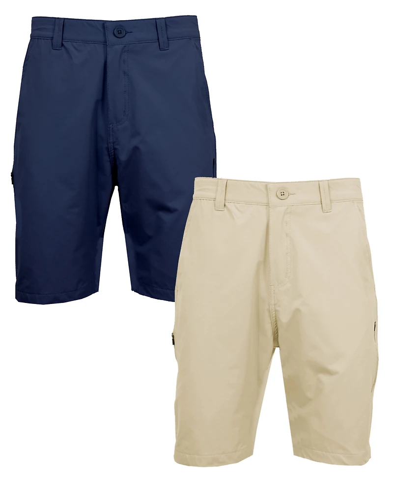 Galaxy By Harvic Men's 2-Pack Slim Fit Cargo Shorts