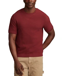 Lucky Brand Men's Short Sleeve Crewneck Sweater