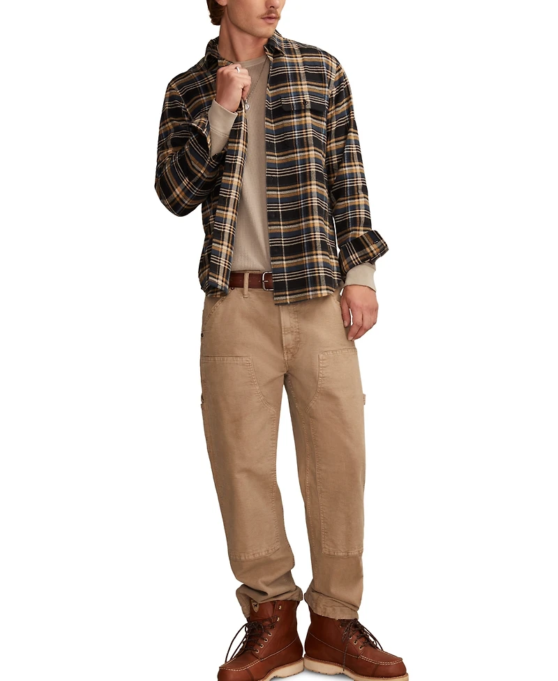 Lucky Brand Men's Cloud Soft Flannel Long Sleeve Shirt