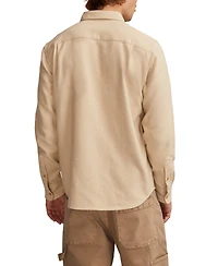 Lucky Brand Men's Solid Cloud Soft Flannel Long Sleeve Shirt