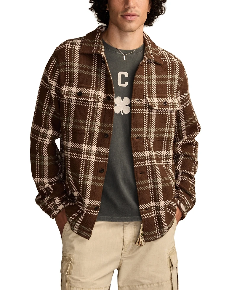 Lucky Brand Men's Twill Shirt Jacket