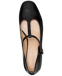 Coach Women's Angelina T-Strap Mary Janes Round Toe Pumps