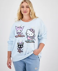 Trendy Plus Hello Kitty & Friends Skiing Graphic Sweatshirt