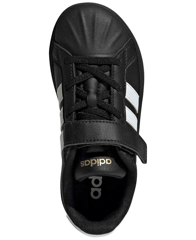 Adidas Little Kids Street Talk Elastic Lace Stay-Put Closure Casual Sneakers from Finish Line