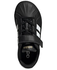 Adidas Little Kids Street Talk Elastic Lace Stay-Put Closure Casual Sneakers from Finish Line