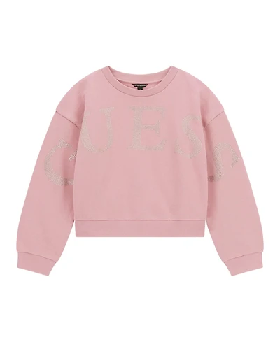 Guess Girls 7-16 Round Neck Oversize Active Sweatshirt