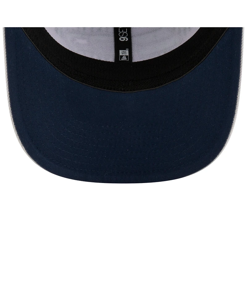 New Era Men's Gray Seattle Seahawks 2025 Nfl Rivalries Sideline 9SEVENTY Adjustable Hat