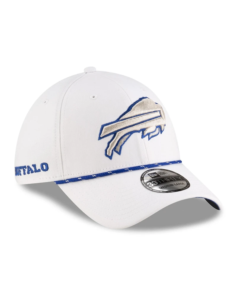 New Era Men's White Buffalo Bills 2025 Nfl Rivalries Sideline 39THIRTY Flex Hat