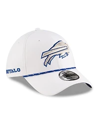 New Era Men's White Buffalo Bills 2025 Nfl Rivalries Sideline 39THIRTY Flex Hat