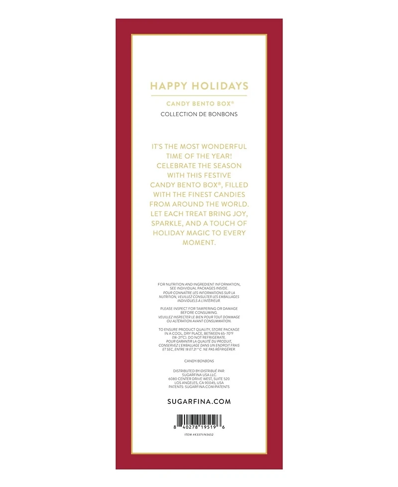 Sugarfina Holiday 2025 Christmas Tree Bento Candy Box, 4-Pc.