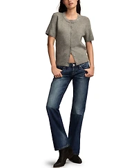 Lucky Brand Women's Embellished Collar Cardigan Sweater