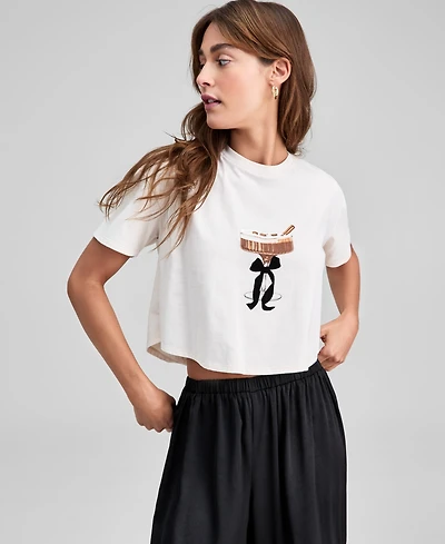 And Now This Women's Espresso Martini Short-Sleeve Graphic T-Shirt, Macy's Exclusive