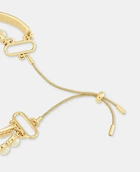 On 34th Imitation Pearl Double-Row Slider Bracelet, Macy's Exclusive
