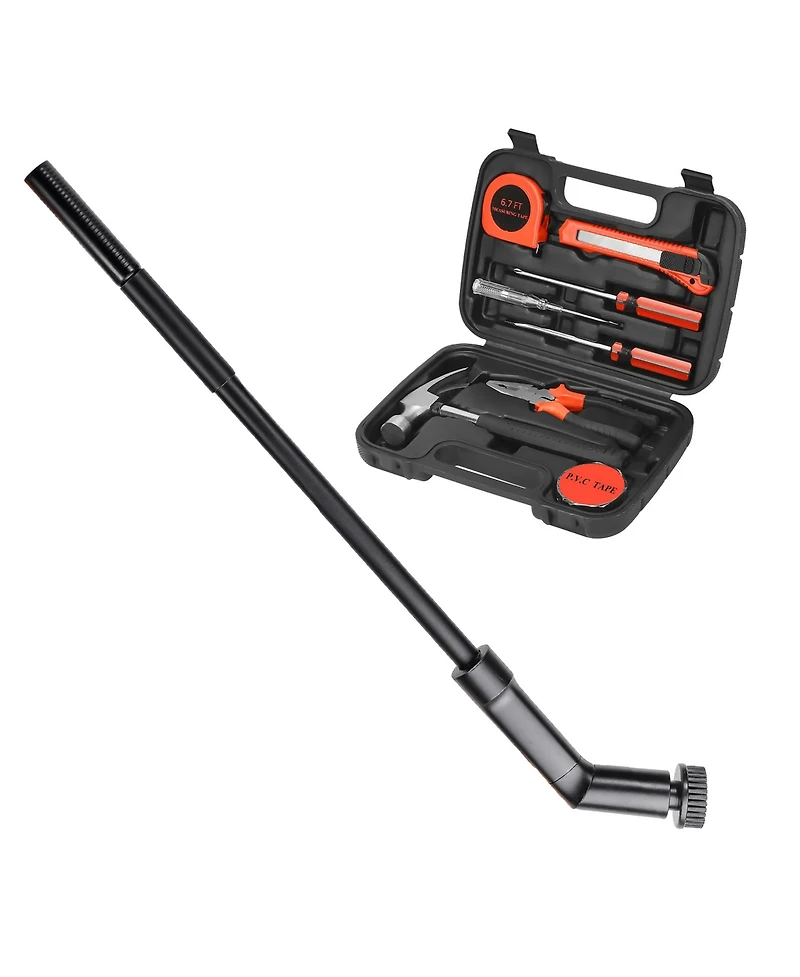 Pursonic Rechargeable Electric Scrubber & Handy Solutions 9-Piece Tool Kit Home Cleaning & Repair Bundle