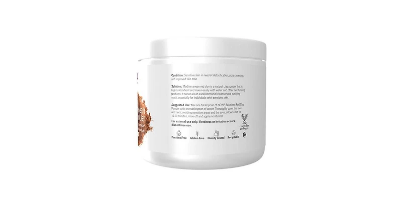 Now Foods Red Clay Powder Moroccan ,6 Oz.