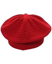 Lauren Ralph Basket Knit Beret Hat