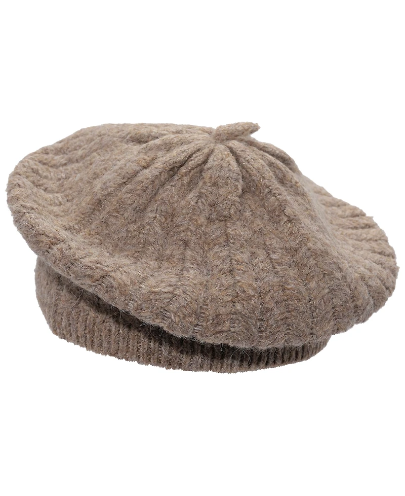 Lauren Ralph Lauren Women's Herringbone Knit Beret Hat