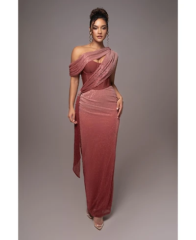 Jluxlabel Women's Celestina Draped Maxi Dress