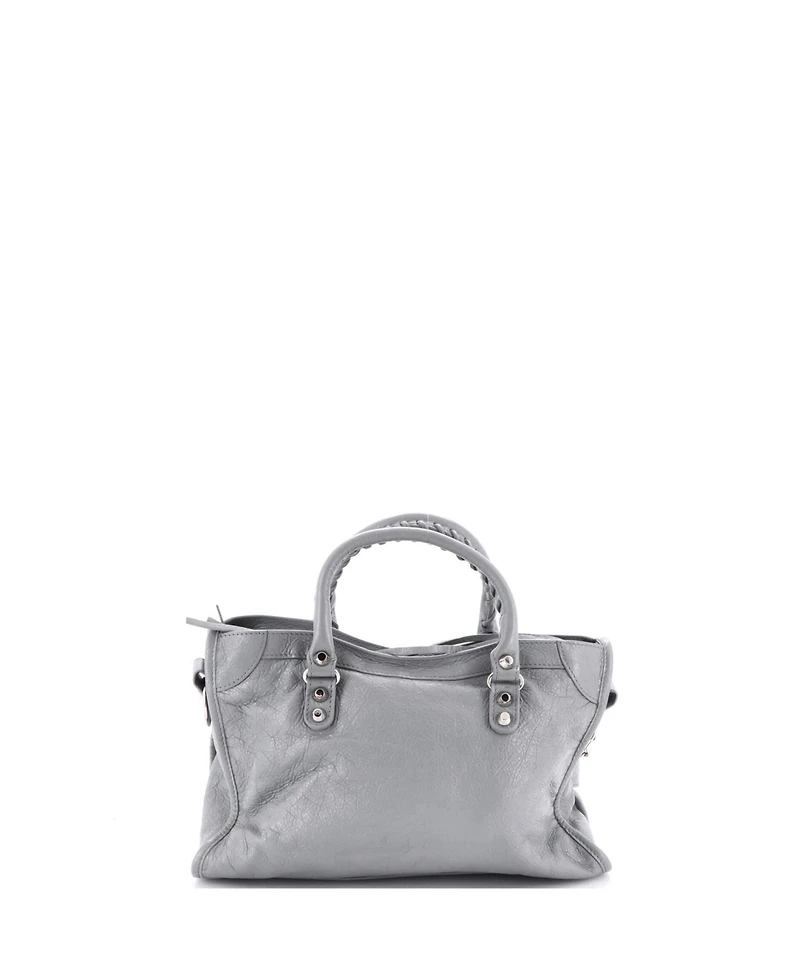 Pre-Owned Balenciaga Small City Classic Studs Bag Leather