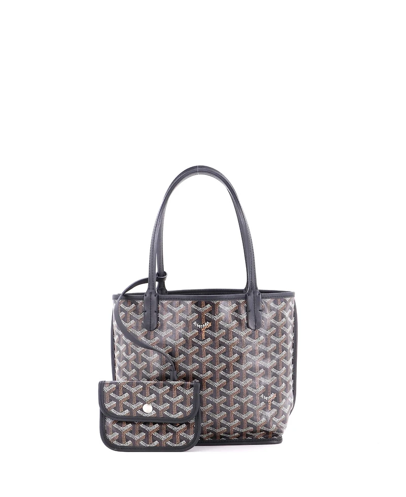 Pre-Owned Goyard Mini Anjou Reversible Tote Coated Canvas