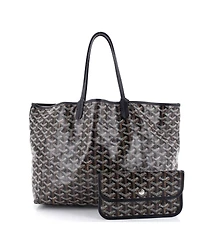 Pre-Owned Goyard Pm Saint Louis Tote Coated Canvas