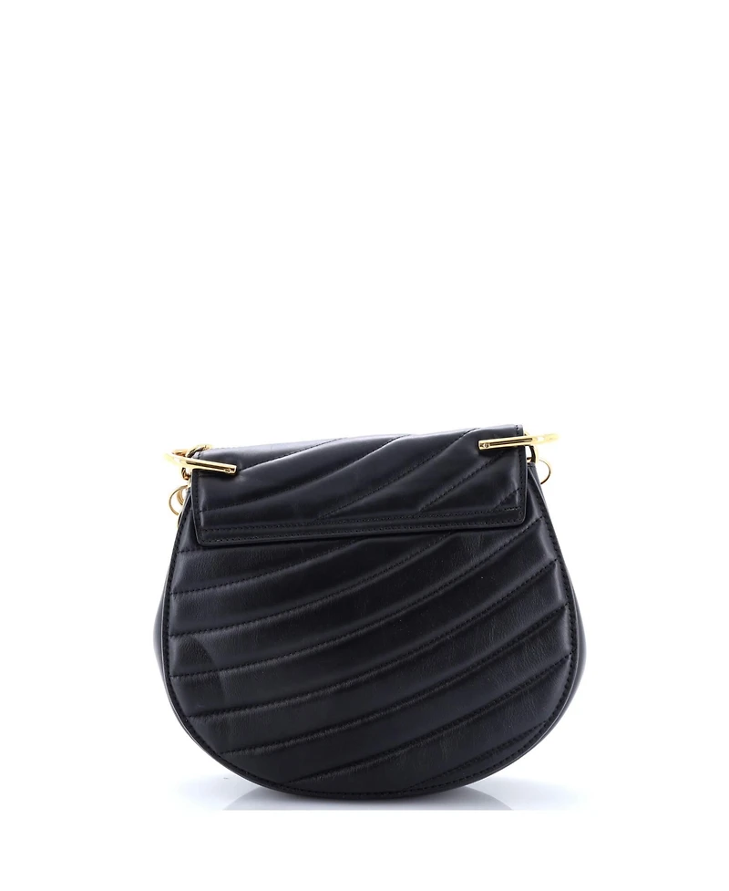 Pre-Owned Chloe Small Drew Bijou Crossbody Bag Quilted Leather