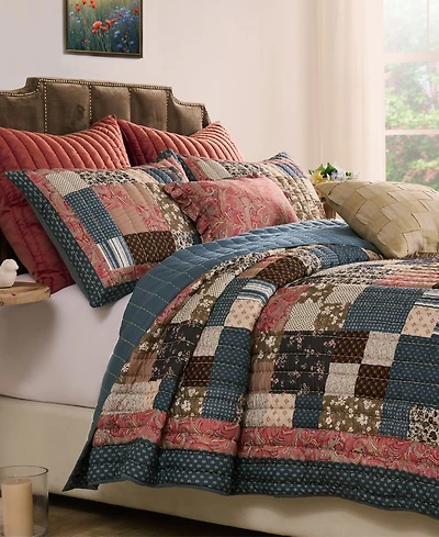 Greenland Home Fashions Shiloh Patchwork -Pc. Quilt Set