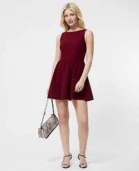French Connection Women's Fit and Flare Low Back Mini Dress