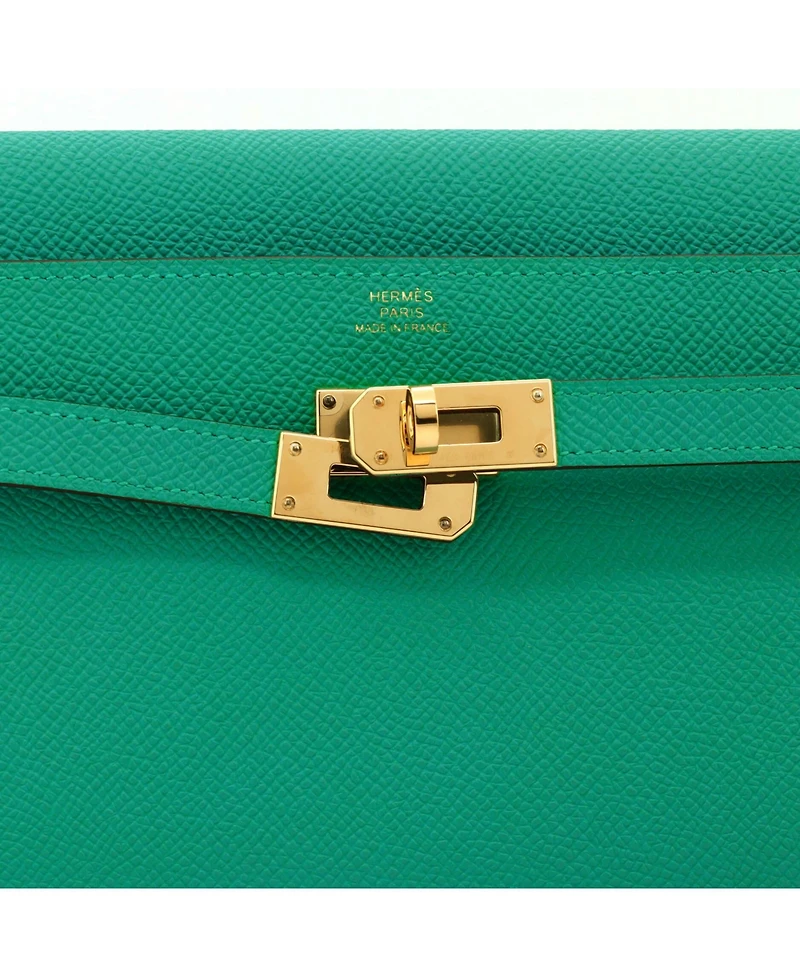 Pre-Owned Hermes Kelly To Go Wallet Verso Epsom