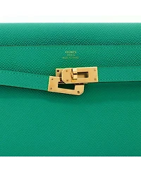 Pre-Owned Hermes Kelly To Go Wallet Verso Epsom