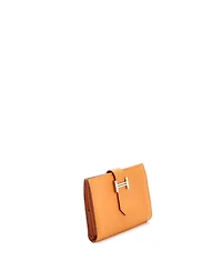 Pre-Owned Hermes Compact Bearn Coin Wallet Chevre Mysore