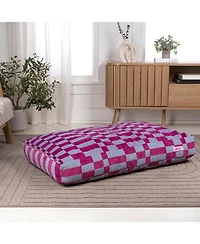 The Licker Store MabelDesigner Modern Ultra Soft Reversible Plush Rectangular Pet Bed with Washable Cover