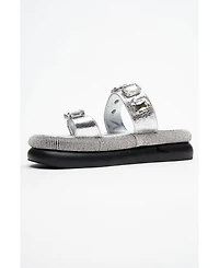 Prologue Shoes Evans Jeweled Platform Sandal (Women)