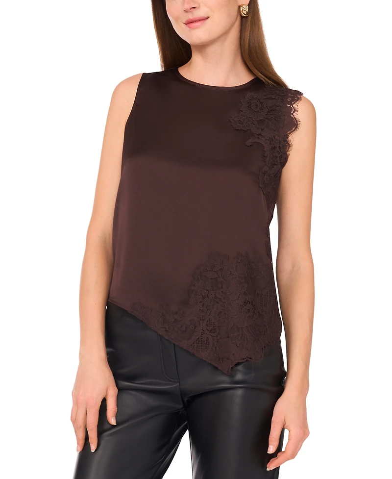Vince Camuto Women's Asymmetric Hem Sleeveless Tank Top