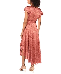 Vince Camuto Women's Flutter Sleeve Short Dress