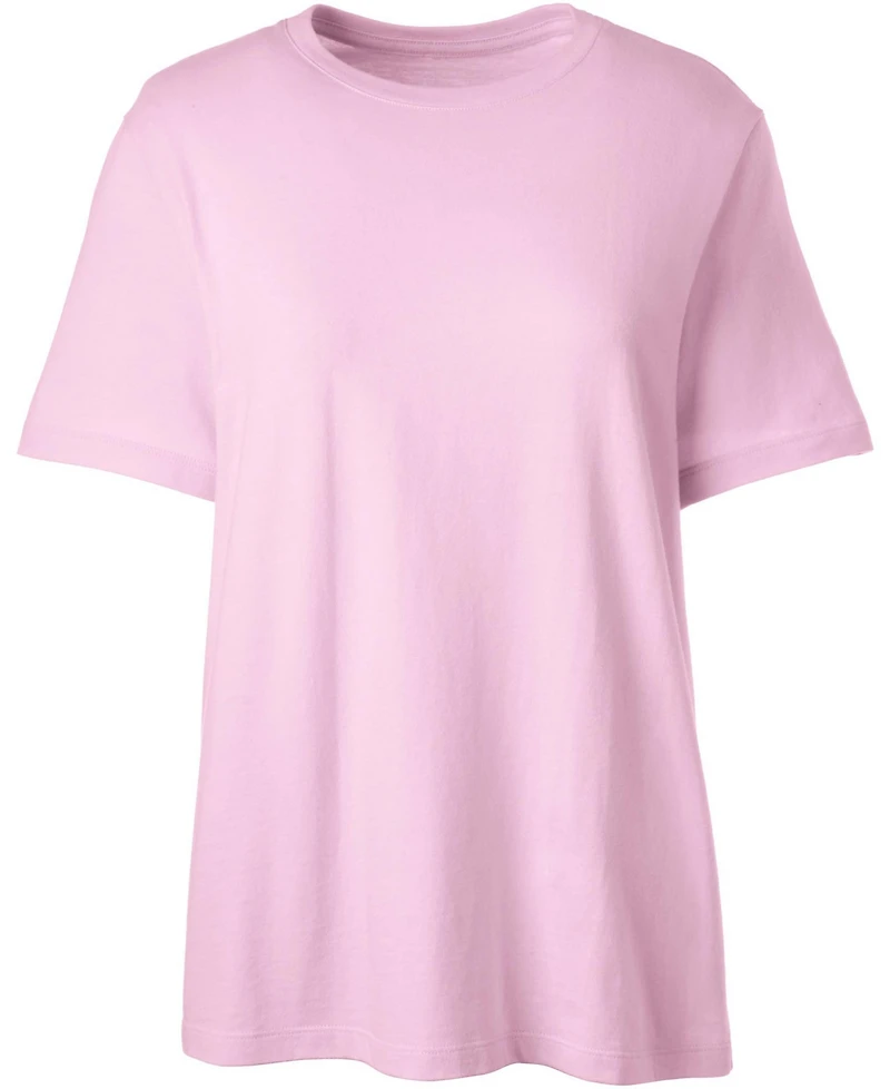 Lands' End Women's Short Sleeve Feminine Fit Essential T-shirt