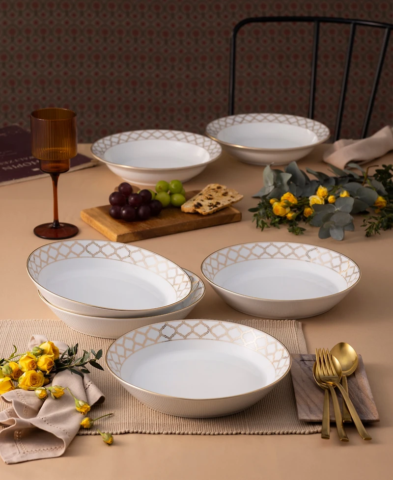 Noritake Eternal Palace 4-Pc. Coupe Dinner Bowl Set, Service for 4