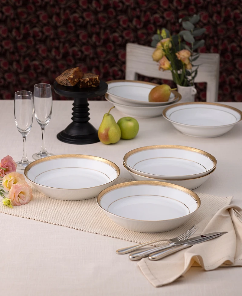 Noritake Crestwood 4-Pc. Coupe Dinner Bowl Set, Service for 4