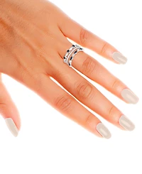 Macy's Blue Diamond Ring (1/4 ct. t.w.) in Sterling Silver