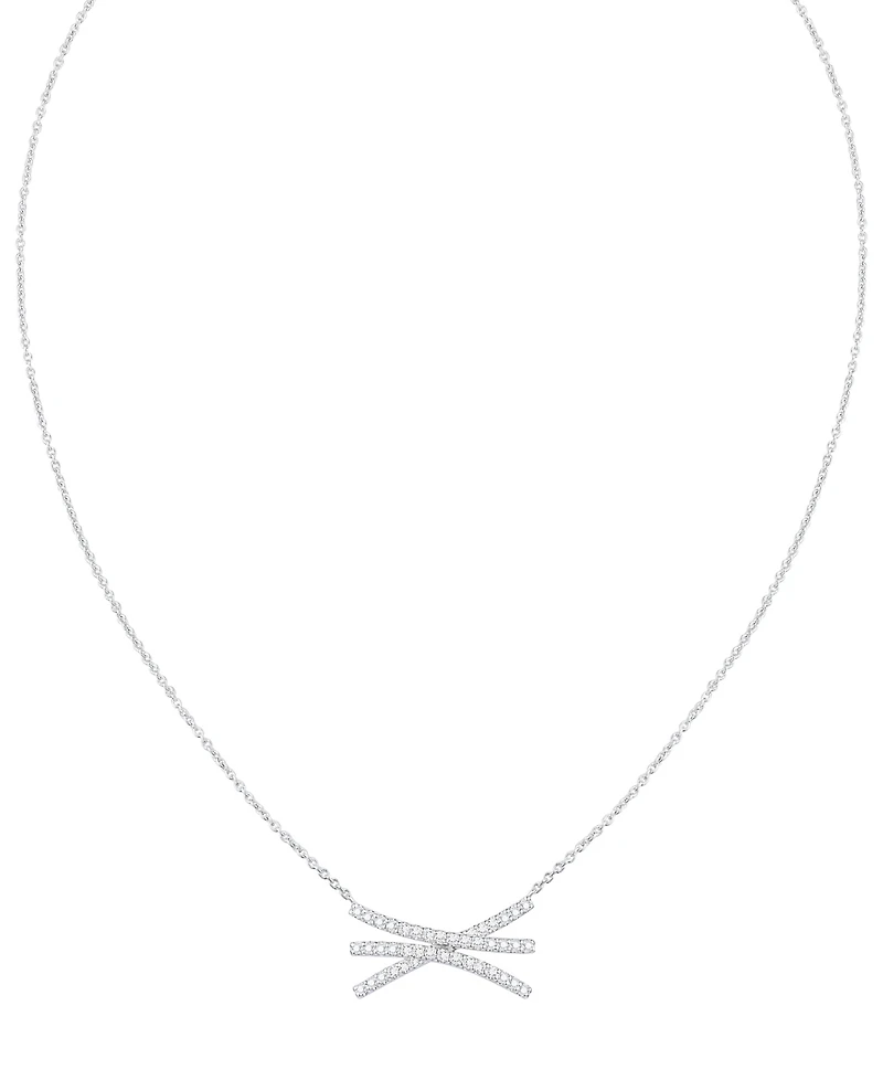 Macy's Diamond Necklace (1/3 ct. t.w.) in Sterling Silver
