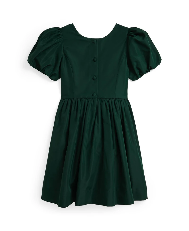 Polo Ralph Lauren Girls 7-16 Balloon Sleeve Taffeta Dress