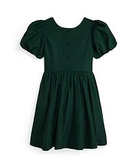 Polo Ralph Lauren Girls 7-16 Balloon Sleeve Taffeta Dress