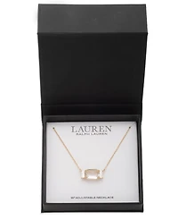 Lauren Ralph Lauren Glass Stone Pendant Necklace