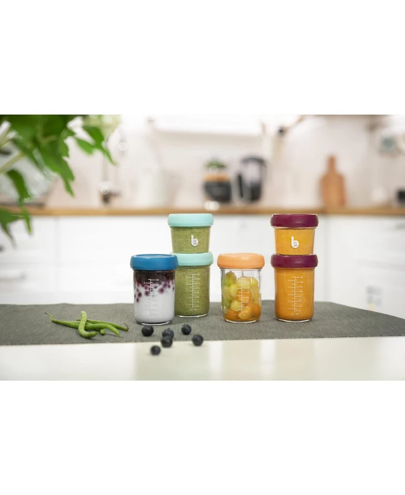 Babymoov Babybowls Glass 8oz (x4) food storage set